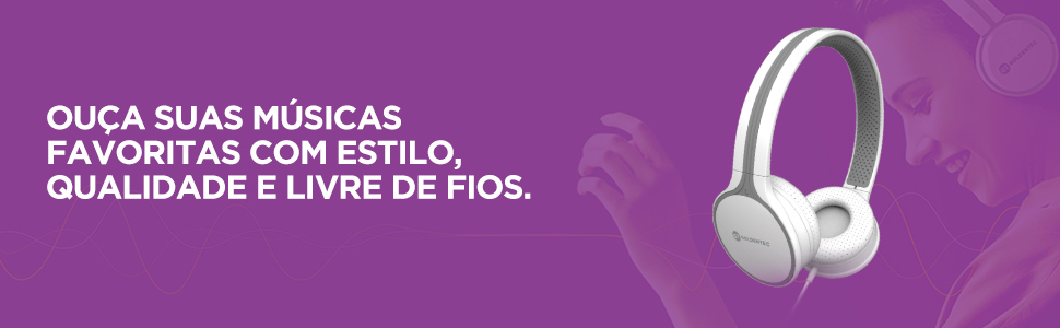 Headphone GT Duo Preto com Laranja